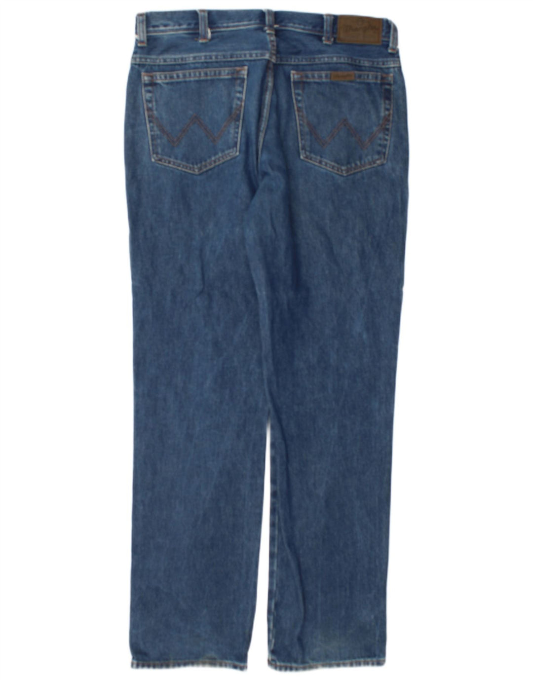 Blugi drepți Wrangler pentru bărbați, cu ajustare normală, W36 L34, bumbac albastru