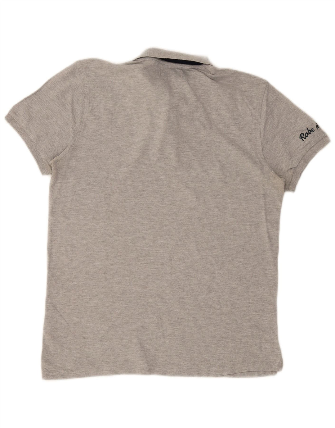 Cămașă polo pentru bărbați Kappa, mare, gri, bumbac color bloc