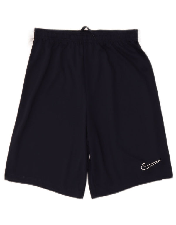 Pantaloni scurți sport Nike Dri Fit pentru băieți 13-14 ani XL Albastru bleumarin Sport blocuri de culoare
