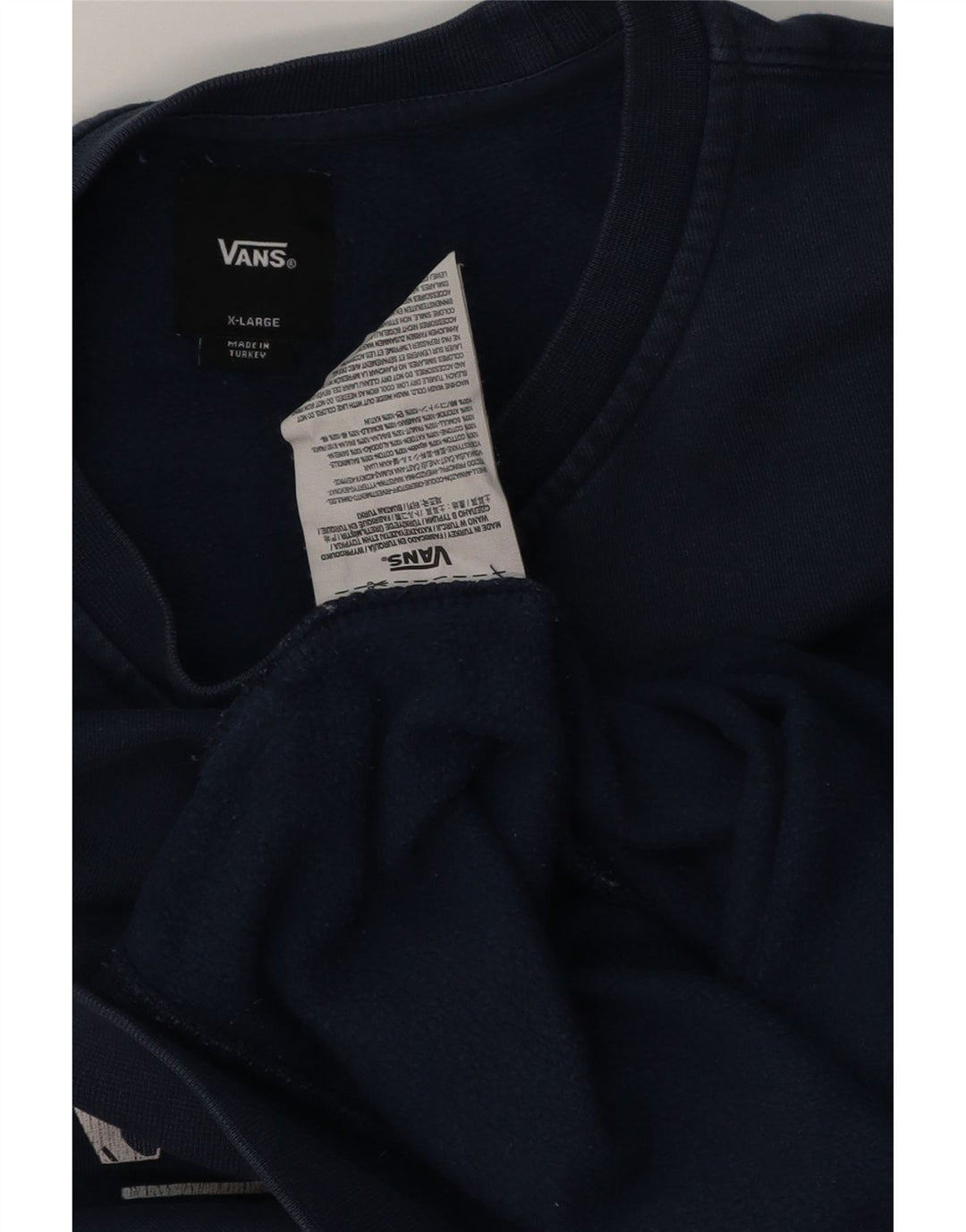 Hanorac grafic pentru bărbați Vans Jumper XL Bumbac bleumarin