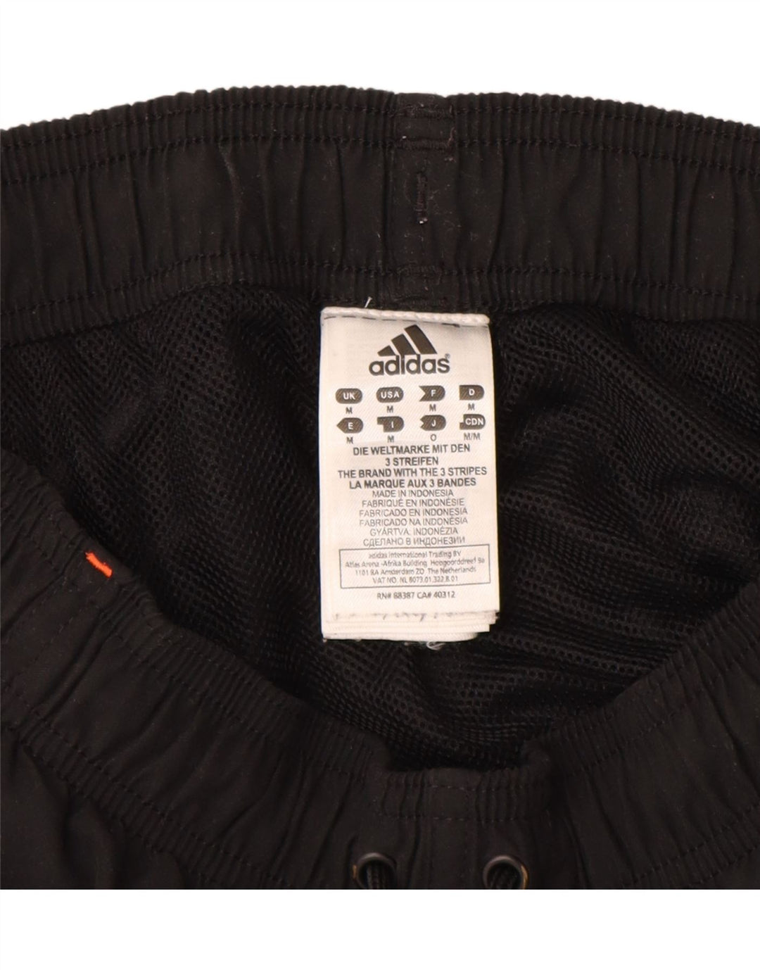 Pantaloni scurți sport Adidas pentru femei UK 12 Medium Black Poliester