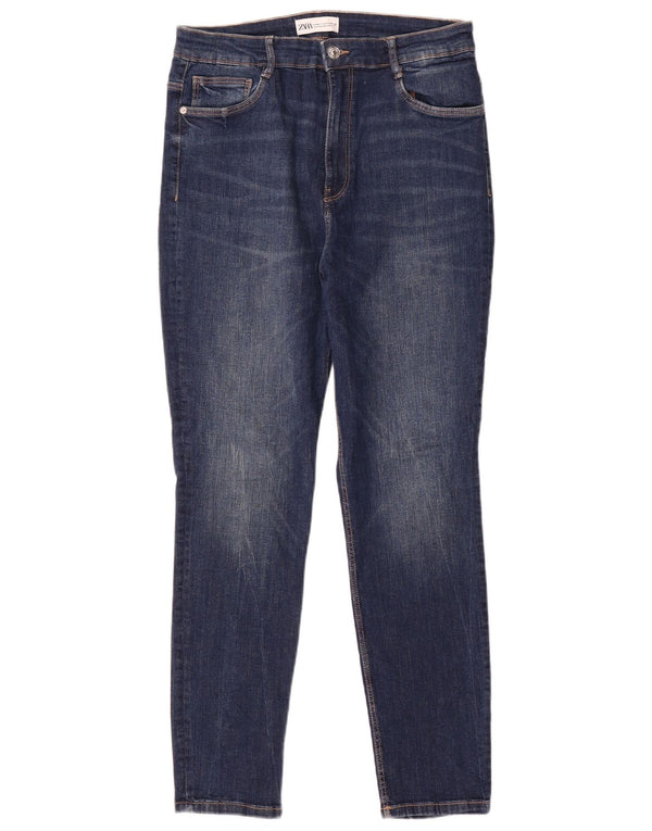 Blugi skinny de damă ZARA EU 44 XL W34 L28 Albastru Bumbac