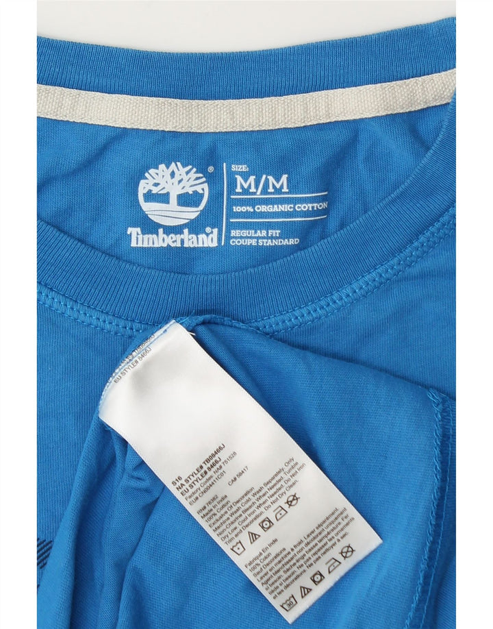 Tricou grafic Timberland Coupe Standard Regular Fit Top Medium Blue