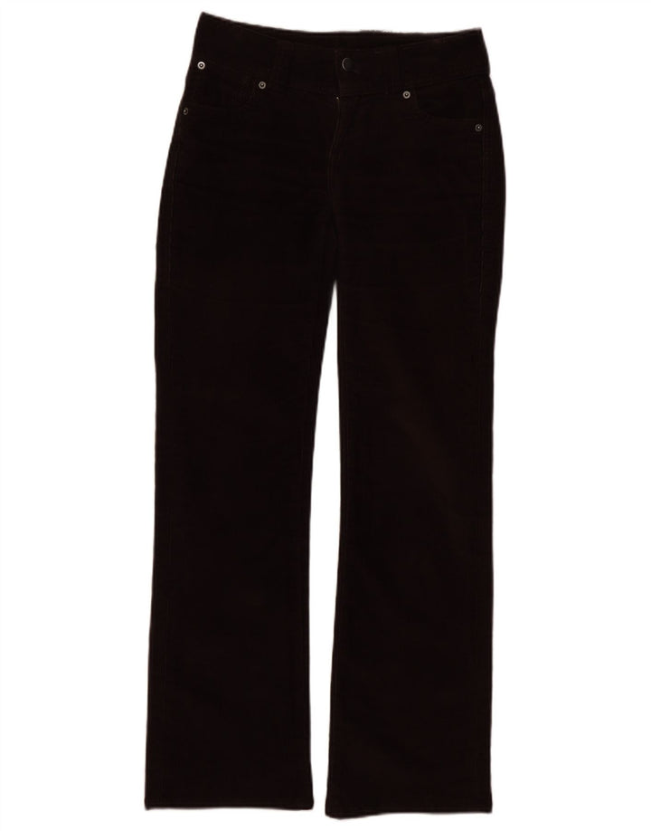 Phase Eight Pantaloni Bootcut din velur pentru femei UK 8 Small W30 L30 Maro