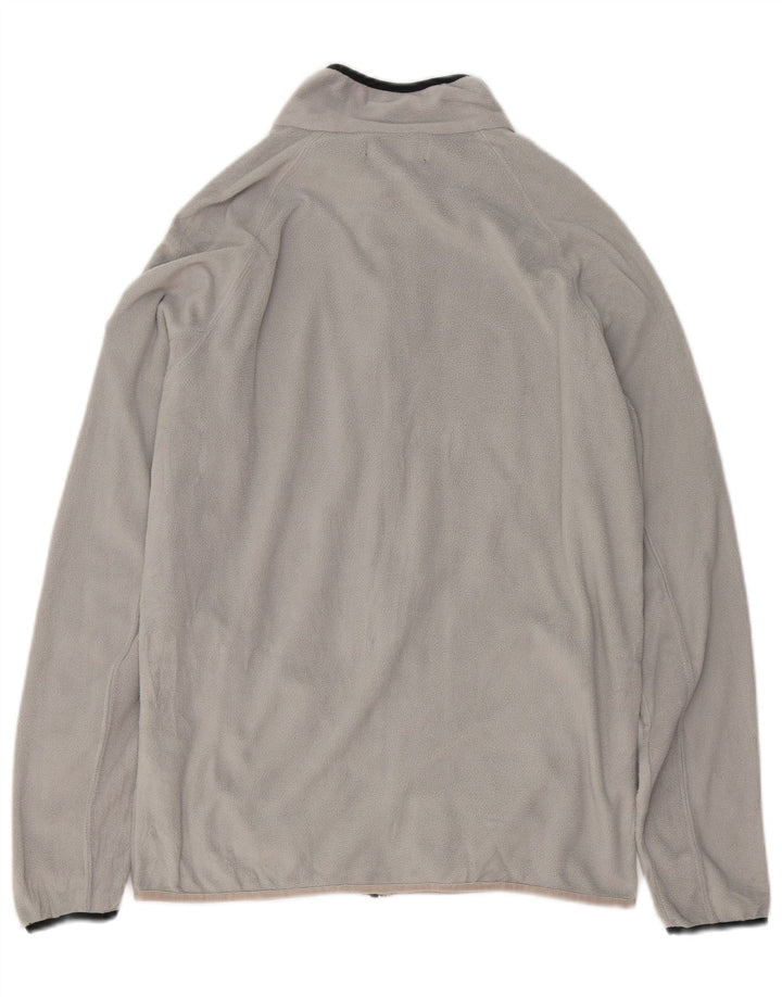 Jachetă fleece pentru femei TRUSSARDI UK 18 XL poliester gri