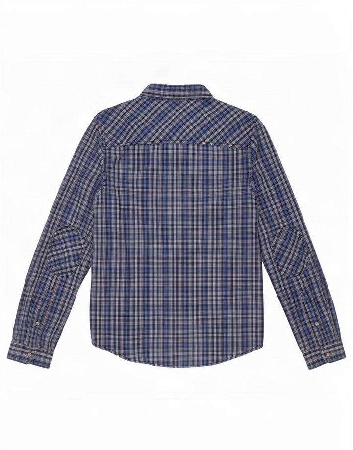 Cămașă de flanel pentru bărbați Tommy Hilfiger, mare, albastru, din bumbac