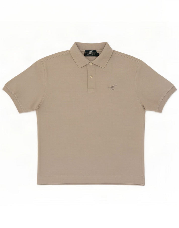 Henry Cottons Tricou polo pentru bărbați Bej mare