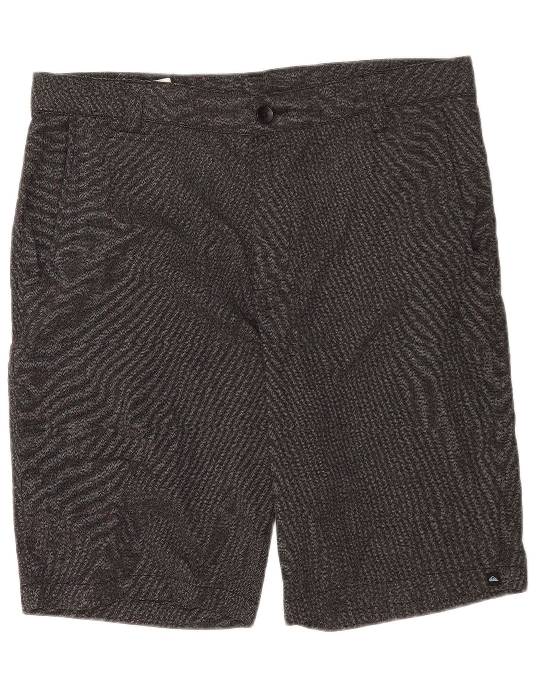 Pantaloni scurți cargo Zathan Quiksilver pentru bărbați W34 Poliester gri mare