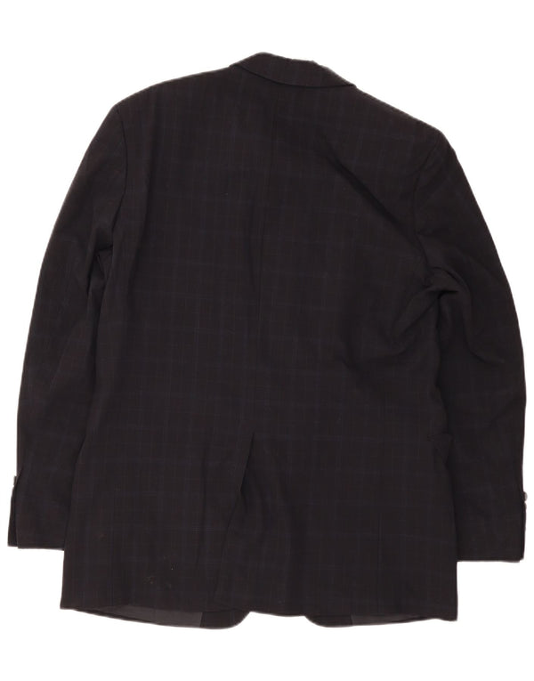 Blazer pentru bărbați Hugo Boss, cu 3 nasturi, UK 38 Medium, bleumarin, caroserie