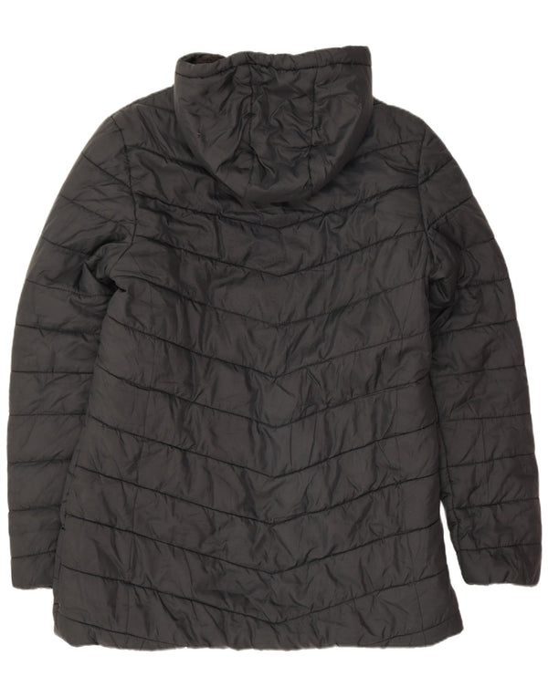Palton căptușit cu glugă pentru bărbați New Balance UK 12 Poliester mediu negru