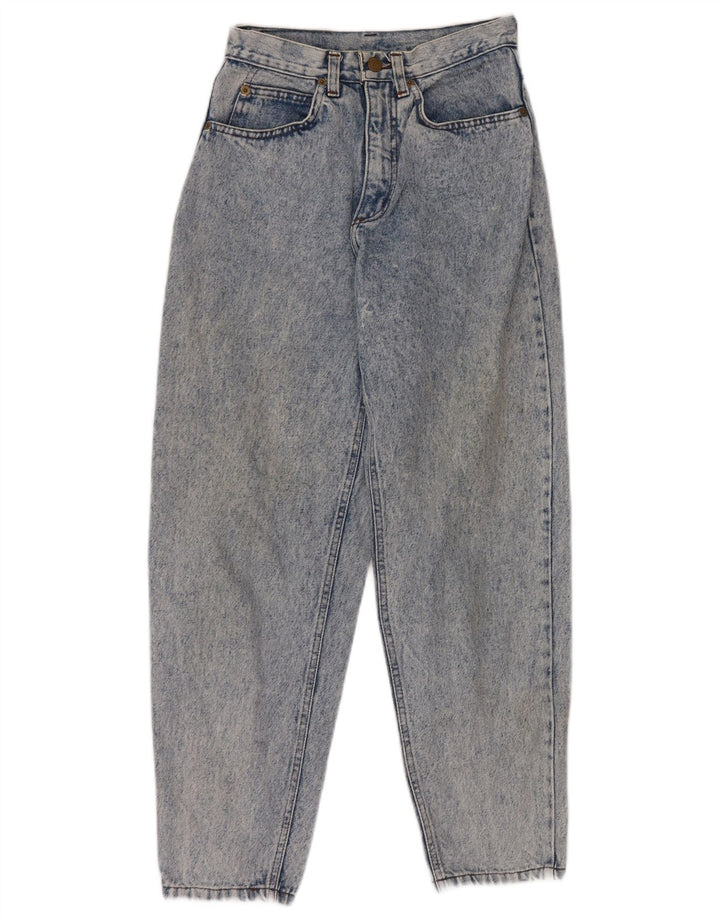 Blugi conici pentru femei JESSI W26 L29 Albastru