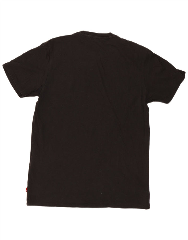 Tricou grafic pentru bărbați LEVI'S Top mic bumbac negru