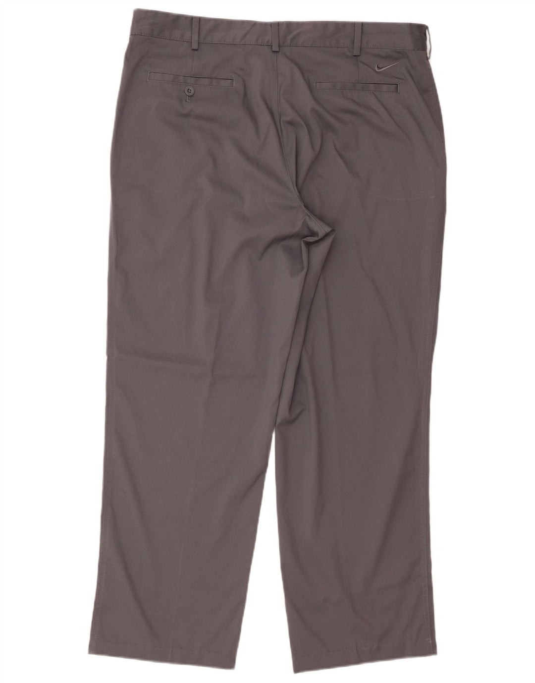 Pantaloni chino drepti Dri Fit Nike pentru bărbați W36 L30 poliester gri