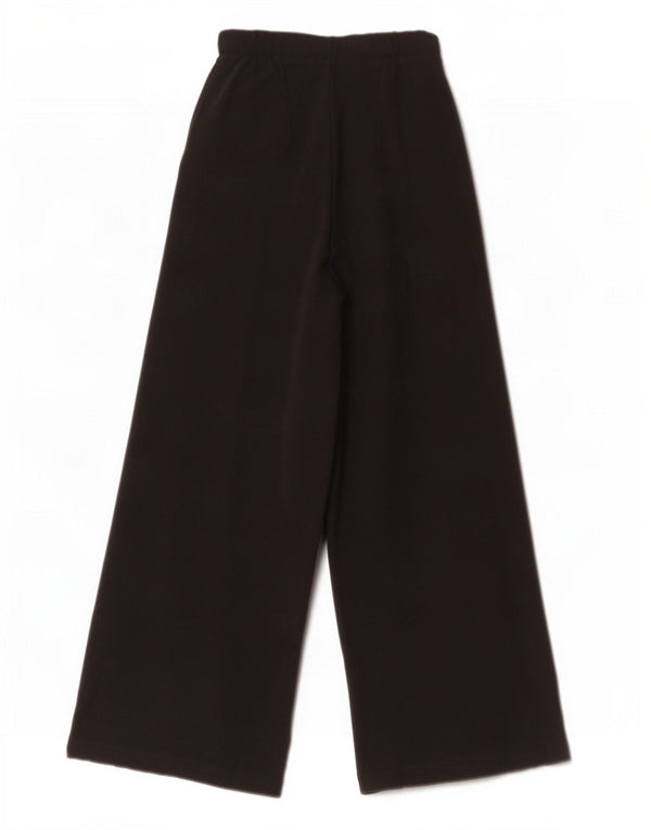 Zara Womens Wide Leg Casual Trousers Small W26 L27 Black