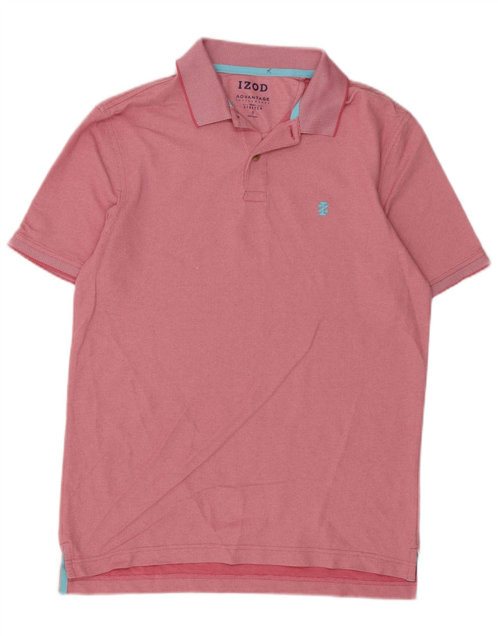 Tricou polo IZOD pentru bărbați, bumbac roz mic