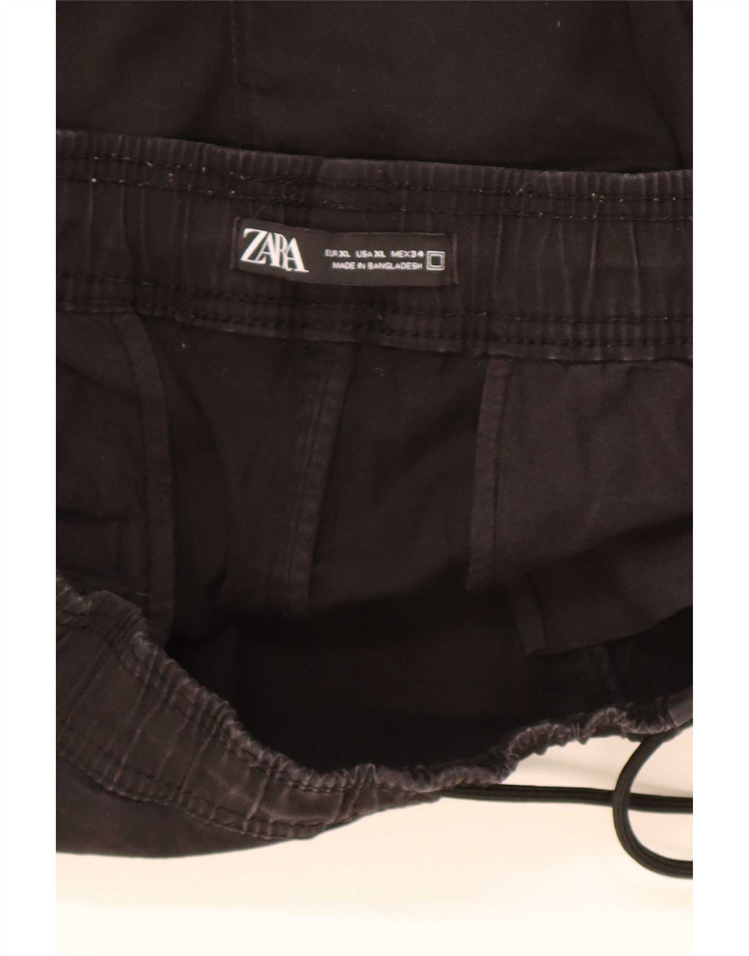 Pantaloni scurți chino pentru bărbați Zara XL W34 bumbac negru