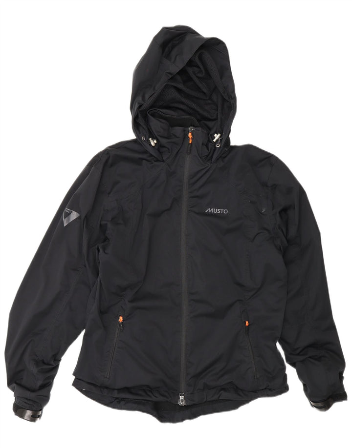 Jachetă de vânt supradimensionată cu glugă pentru femei Musto UK 10 Small Black