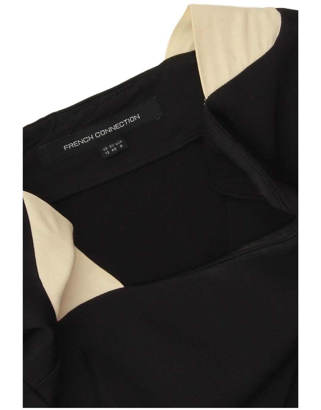 Rochie teacă pentru femei French Connection UK 12 Medium Black Colorblock