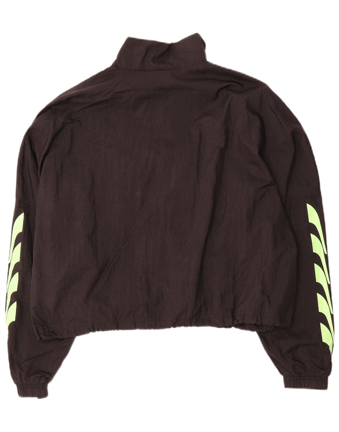 Jachetă de trening supradimensionată PUMA Crop Graphic pentru femei UK 16 Large Black
