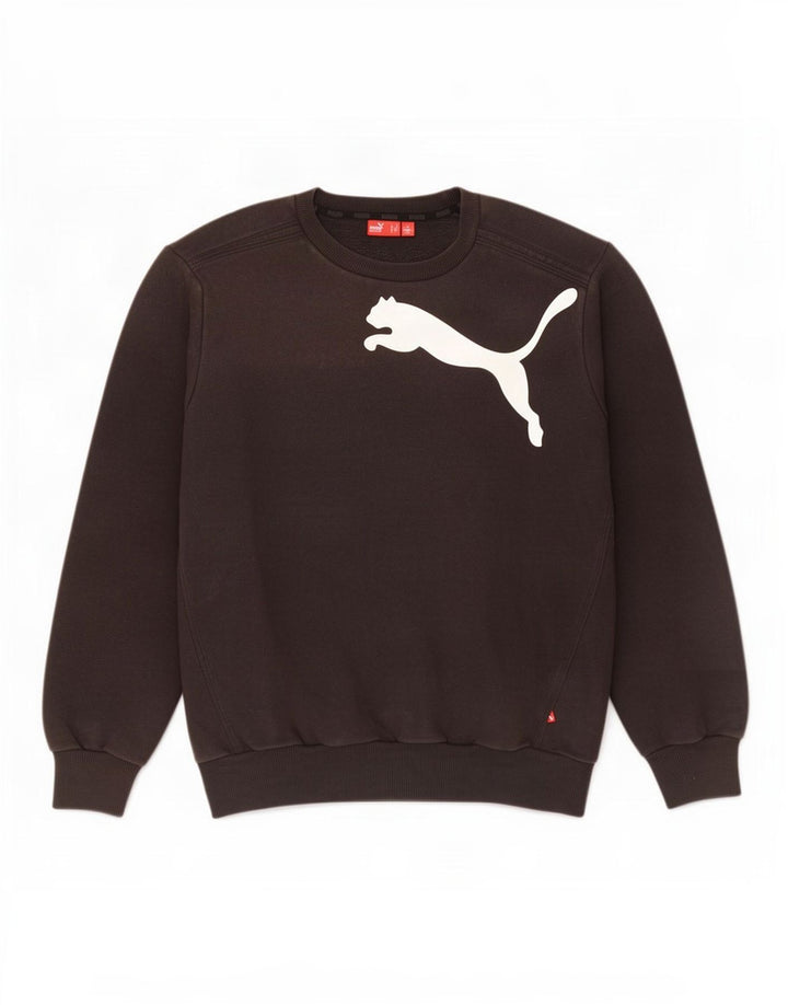 Pulover grafic pentru bărbați Puma, mediu negru