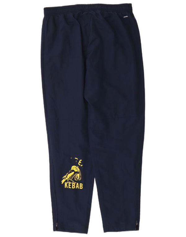 Pantaloni de trening cu grafic pentru bărbați Adidas, mari, albastru, poliester