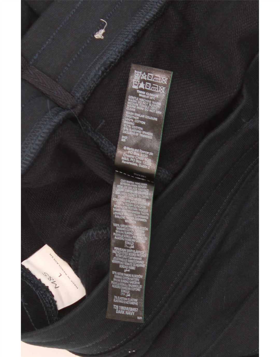 Pantaloni scurți sport pentru bărbați Marks & Spencer, mari, albastru, bumbac