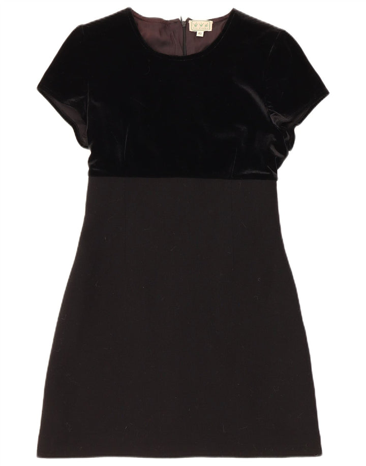 Rochie vintage pentru femei din catifea IT 40 Lână neagră mică