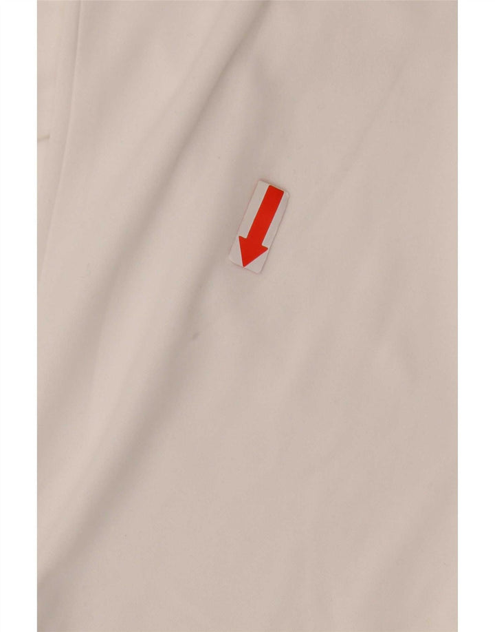 Spyder Mens Zip Deck Pullover Trening Top UK 46 2XL White Colourblock