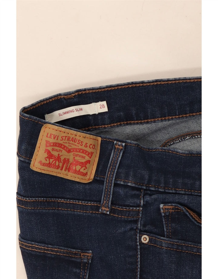 Blugi slim pentru femei LEVI'S Slimming Fit W28 L31 bleumarin