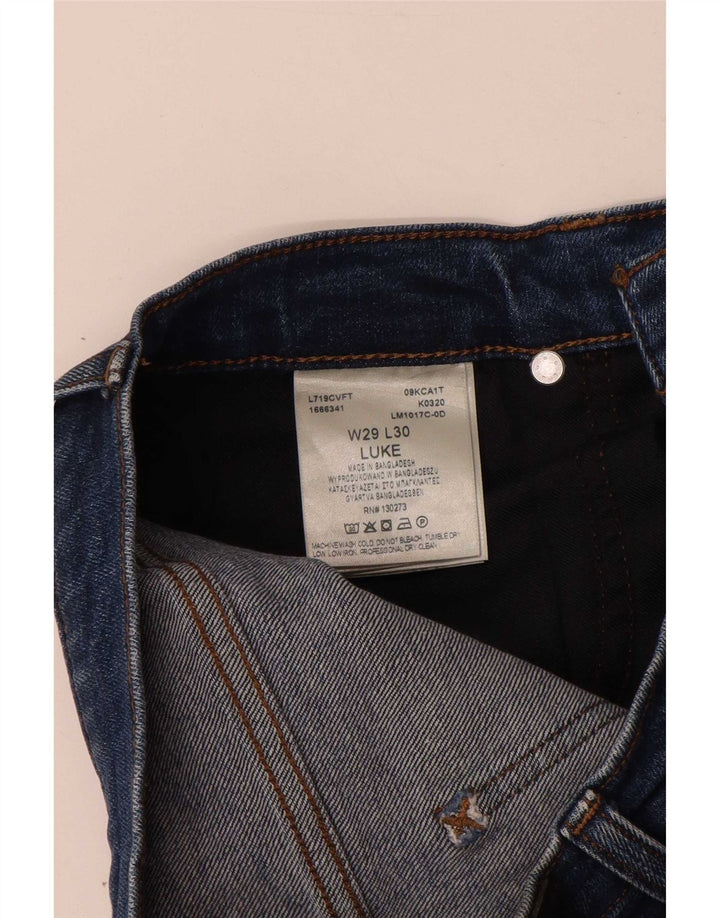 Blugi Lee Luke Slim pentru femei W29 L30 Bumbac albastru