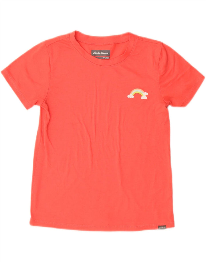 Tricou pentru fete Eddie Bauer Top 10-11 ani Poliester roșu mediu