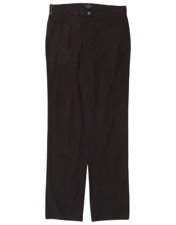 Pantaloni casual drepti Trussardi pentru bărbați IT 50 Large W32 L34 Negru