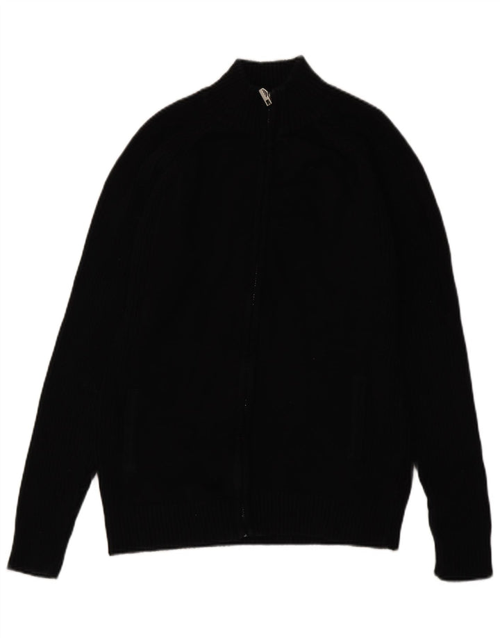 Pulover cardigan pentru bărbați Zara, mare, negru
