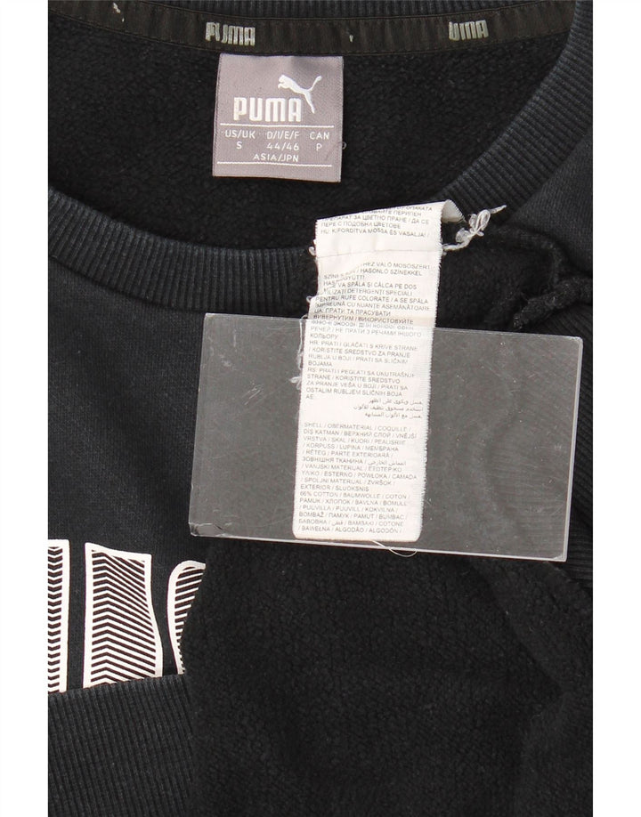 Hanorac grafic pentru bărbați PUMA Jumper mic, negru, bumbac