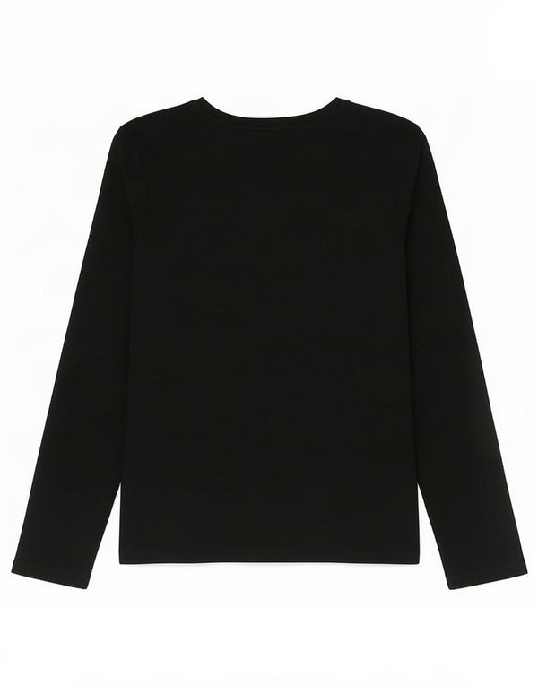 Top pentru femei Polo Ralph Lauren cu mânecă lungă UK 18 XL, bumbac negru