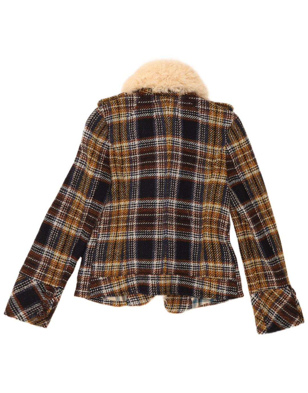 Drykorn Jachetă Blazer pentru femei cu 4 nasturi UK 8, mic, multicoloră