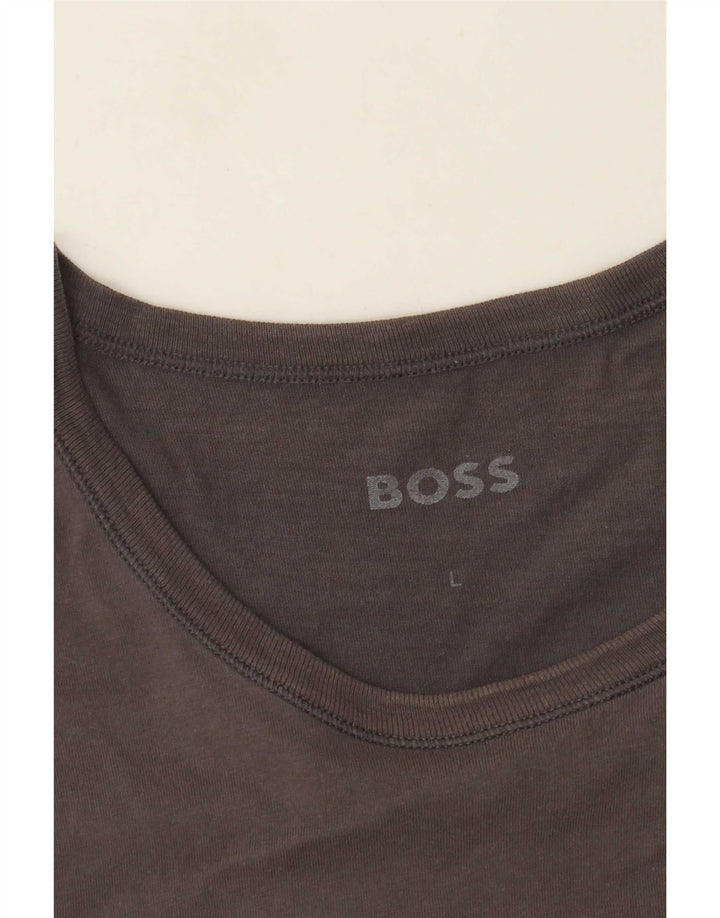 Tricou pentru femei Hugo Boss Top UK 14 Large Gri
