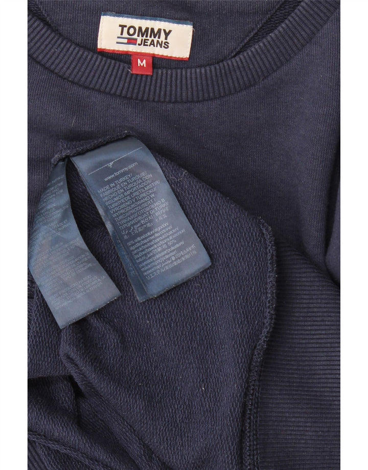 Pulover cu grafic pentru femei Tommy Hilfiger UK 14 Medium Bleumarin