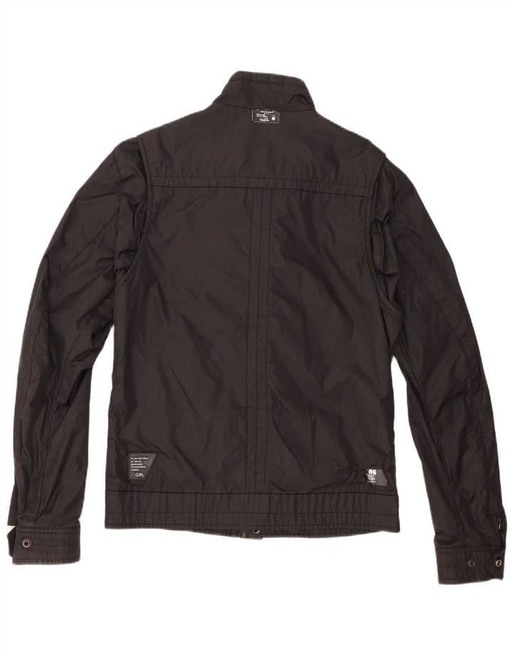 Bomber vintage pentru bărbați UK 40, mare, negru, bumbac