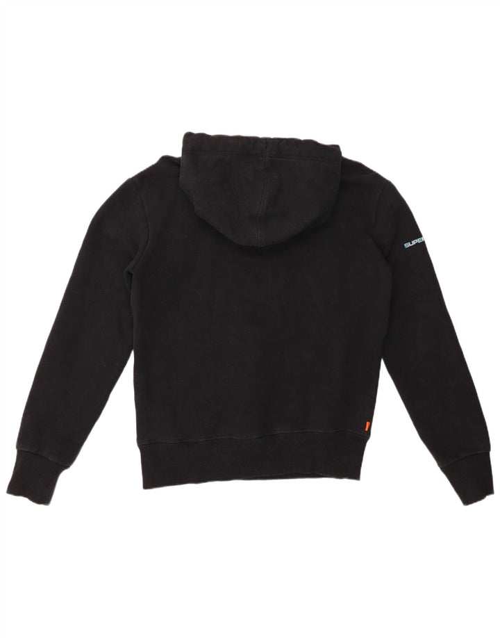 SUPERDRY Pulover grafic pentru bărbați, bumbac mic, negru