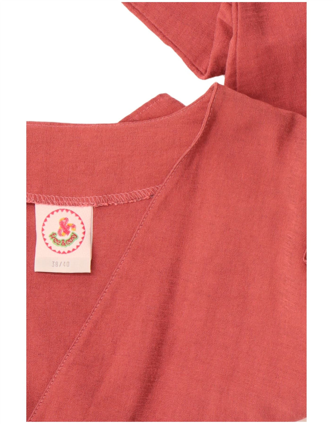 VINTAGE Crop Top Femei EU 38/40 Viscoză Roz Mediu