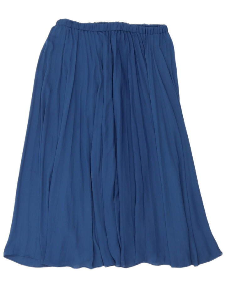 JAQUES VERT Fustă A-Line pentru femei UK 12 Medium W30 Navy Blue Marine