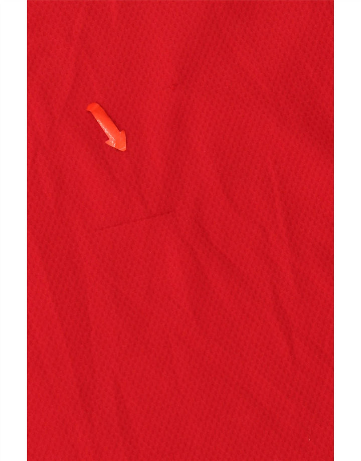 Tricou Nike Dri Fit pentru bărbați Top mare, roșu, poliester color bloc
