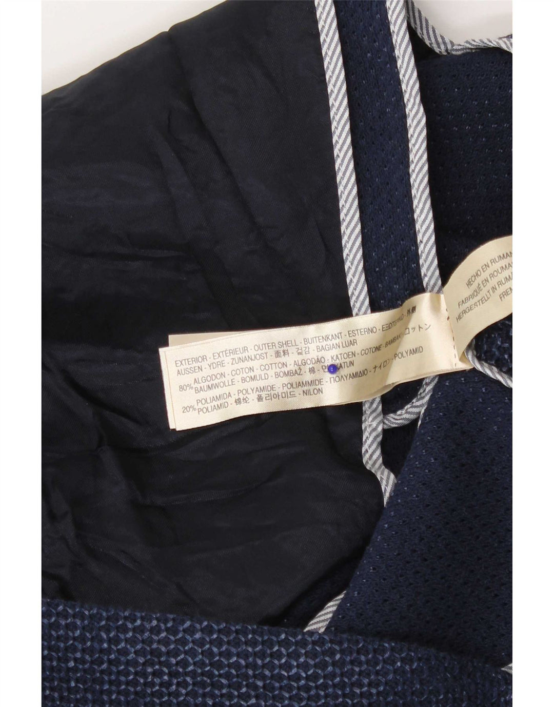 Massimo Dutti Jachetă Blazer Femei 1 Buton EU 36 XS Bumbac bleumarin