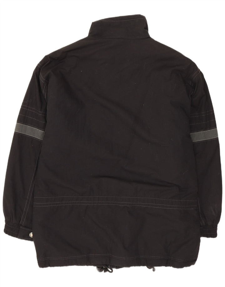 Jachetă de vânt pentru bărbați VINTAGE UK 42 XL Poliester negru