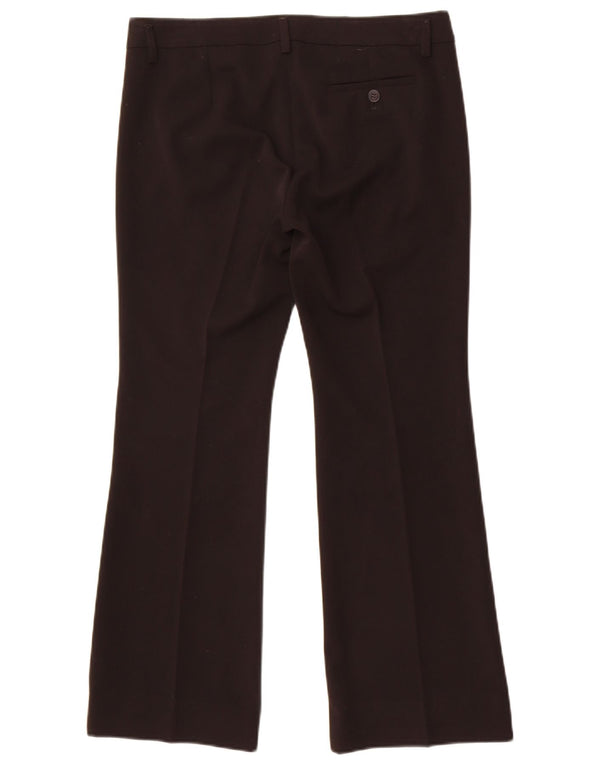 Pantaloni de costum EMME Bootcut pentru femei Marella UK 10 Small W32 L27 Negru