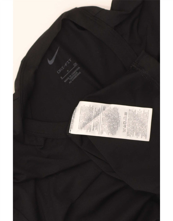 Tricou Nike Dri Fit pentru bărbați Top mic poliester negru