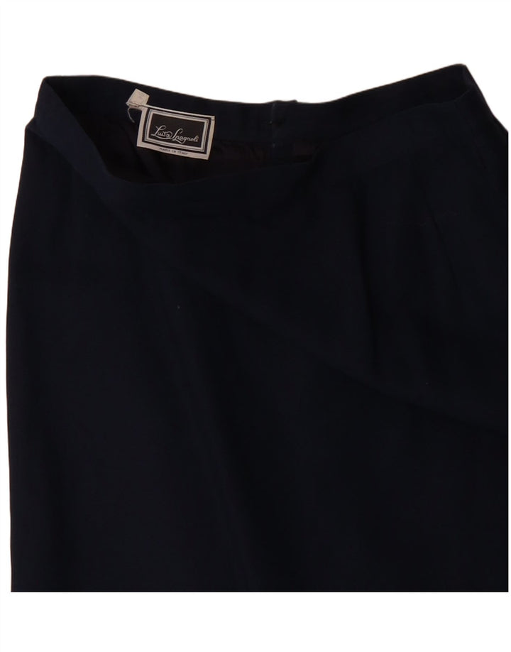 LUISA SPAGNOLI Fusta Dreaptă Femei IT 44 Medium W28 Bleumarin