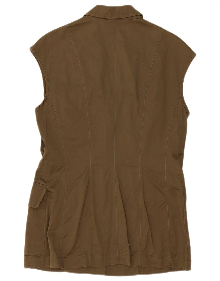 Jachetă pentru femei MONDI, fără mâneci, cu 4 nasturi, EU 38, bumbac kaki mediu