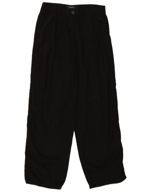 Massimo Dutti Pantaloni casual drepti pentru femei EU 38 Mici W28 L31 Negri